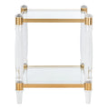 Acrylic Accent Table - 20 W x 20 L x 24 H - 20Wx20Dx24H