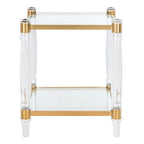 Acrylic Accent Table - 20 W x 20 L x 24 H - 20Wx20Dx24H