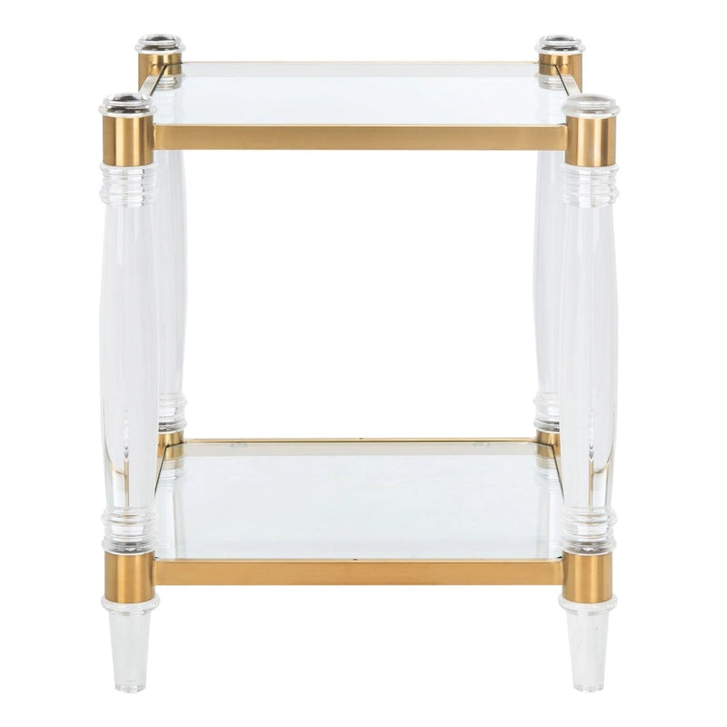 Acrylic Accent Table - 20 W x 20 L x 24 H - 20Wx20Dx24H