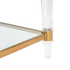 Acrylic Accent Table - 20 W x 20 L x 24 H - 20Wx20Dx24H
