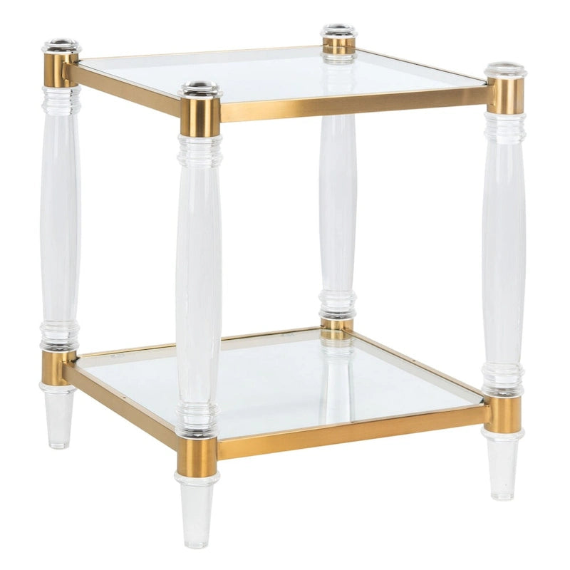 Acrylic Accent Table - 20 W x 20 L x 24 H - 20Wx20Dx24H