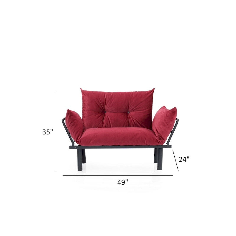 Futon Love Seat ,Frame collapsible