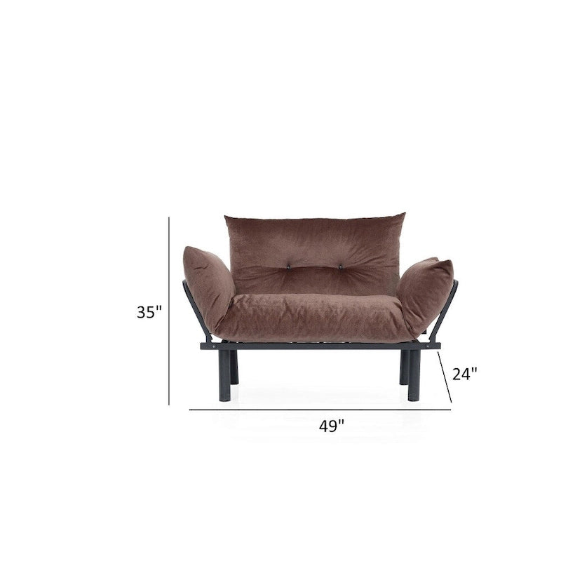 Futon Love Seat ,Frame collapsible