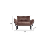 Futon Love Seat ,Frame collapsible