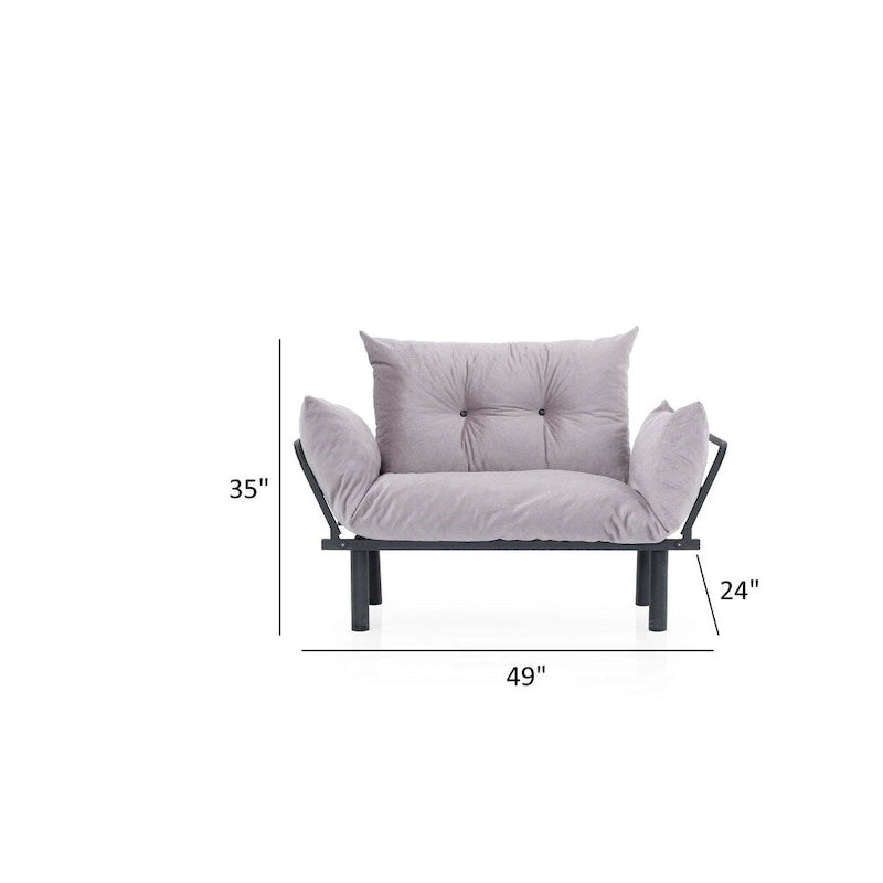 Futon Love Seat ,Frame collapsible