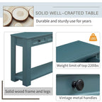 Table console pour entrée ou couloir, table de canapé avec tiroirs de rangement et étagère inférieure