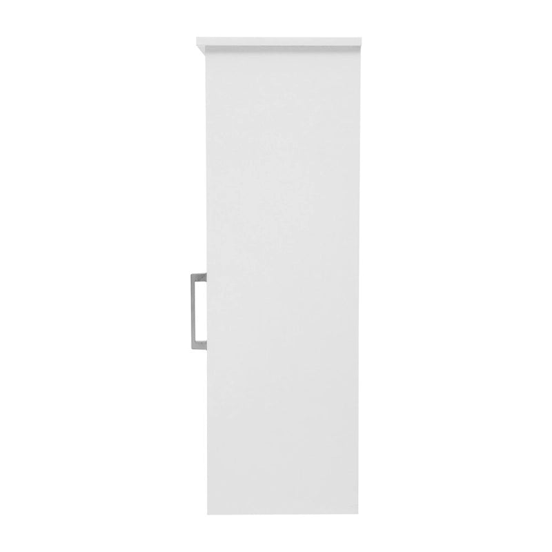 Floor Cabinet Storage Organizer with Magnetic Closure Door and Shelves