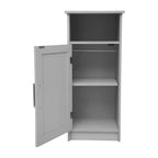 Floor Cabinet Storage Organizer with Magnetic Closure Door and Shelves
