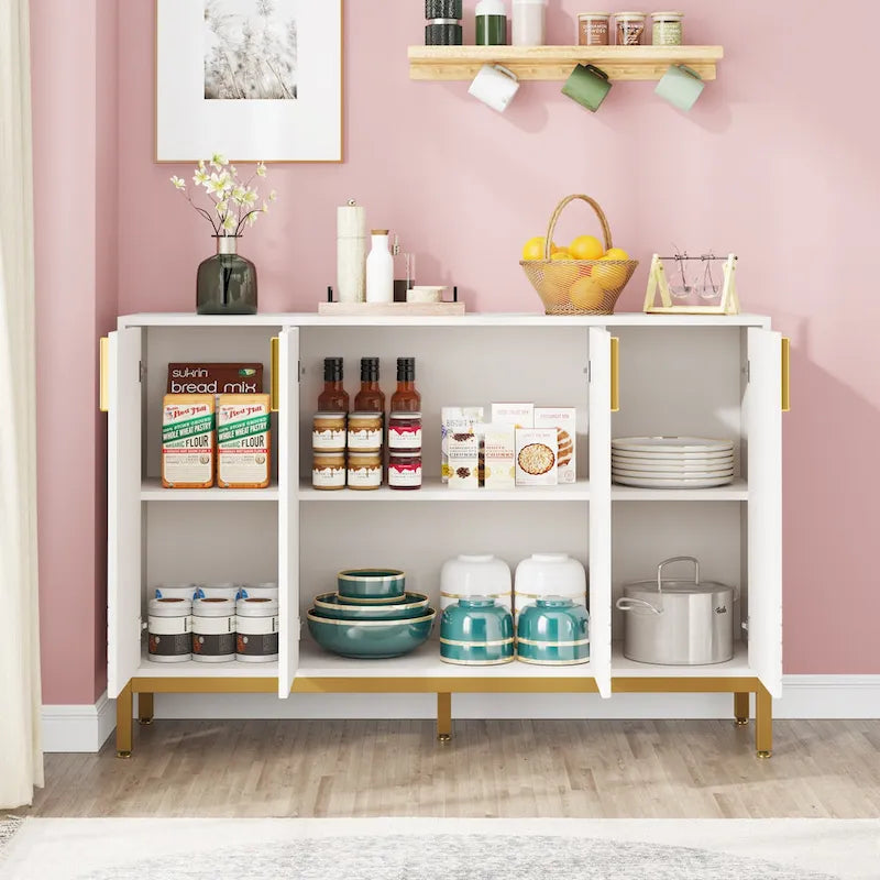 Kredens z miejscem do przechowywania, szafka typu sideboard 59 Inch