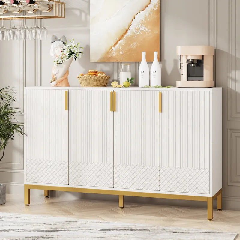 Kredens z miejscem do przechowywania, szafka typu sideboard 59 Inch