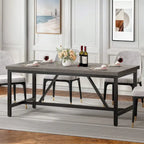 70 Large Rustic Dining Room Table Seat up to 8 People for Dining Room