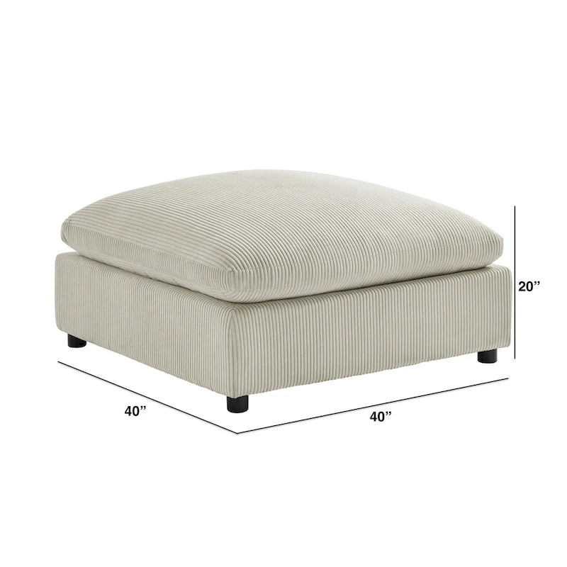40 in. Square Ottoman