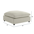 40 in. Square Ottoman